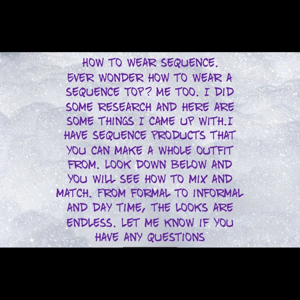How To Wear Sequence. - image 2